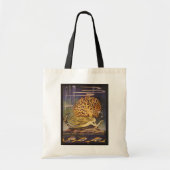 ヴィンテージおとぎ話、小さな人魚の海サンゴ トートバッグ (正面)