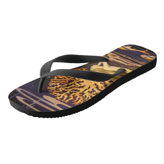 ヴィンテージおとぎ話、小さな人魚の海サンゴ ビーチサンダル (アングル)