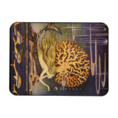 ヴィンテージおとぎ話、小さな人魚の海サンゴ マグネット (横)