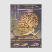 ヴィンテージおとぎ話、小さな人魚の海サンゴ 薄葉紙 (正面)