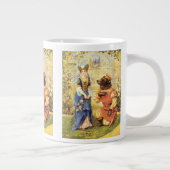 ヴィンテージおとぎ話、美しいと獣 ジャンボコーヒーマグカップ (右)