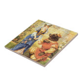 ヴィンテージおとぎ話、美しいと獣 タイル (側面)