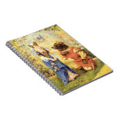 ヴィンテージおとぎ話、美しいと獣 ノートブック (右側)