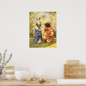 ヴィンテージおとぎ話、美しいと獣 ポスター (キッチン)