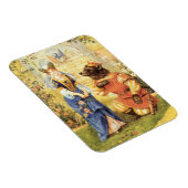 ヴィンテージおとぎ話、美しいと獣 マグネット (右側)