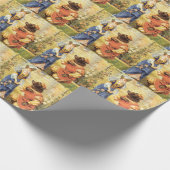 ヴィンテージおとぎ話、美しいと獣 ラッピングペーパー (角)