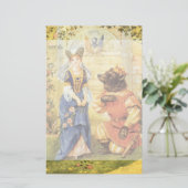 ヴィンテージおとぎ話、美しいと獣 便箋 (スタンド正面)