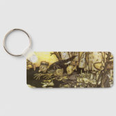 ヴィンテージおとぎ話Band of Workmen by Rackham キーホルダー (裏面)
