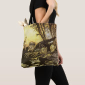 ヴィンテージおとぎ話Band of Workmen by Rackham トートバッグ (クローズアップ)