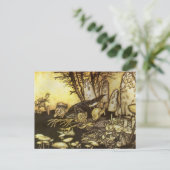 ヴィンテージおとぎ話Band of Workmen by Rackham ポストカード (スタンド正面)