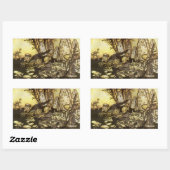 ヴィンテージおとぎ話Band of Workmen by Rackham 長方形シール (シート)