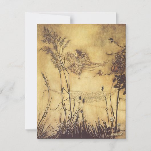 ヴィンテージおとぎ話byアーサーラクカム招待状 招待状 (正面)