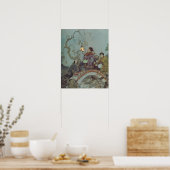 ヴィンテージおとぎ話Edmund Dulac ポスター (キッチン)