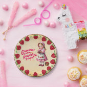 ヴィンテージおばあちゃんのキッチンラズベリーデライト ペーパープレート (パーティー)