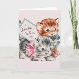 ヴィンテージおばあちゃんの母のデイカード カード