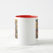 ヴィンテージおばあちゃんクリスマス マグカップ (中央)