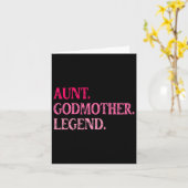 ヴィンテージおばさんゴッドマザーレジェンド面白いおばさんマザー カード (黄色い花)