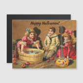 ヴィンテージおもしろいがパーティーでリンゴに浮かぶ (正面/裏面)