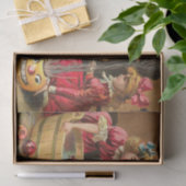 ヴィンテージおもしろいがパーティーでリンゴに浮かぶ 薄葉紙 (ギフト)