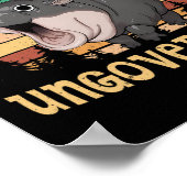 ヴィンテージおもしろいが抑制されモーないDeng Ba1 ポスター (角)