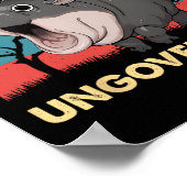 ヴィンテージおもしろいが抑制されモーなくなる ポスター (角)