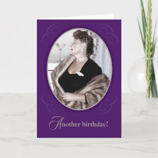 ヴィンテージおもしろいにはMartini誕生日カードがある カード (正面)