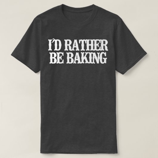 ヴィンテージおもしろいの方がベーキング Tシャツ (デザイン正面)
