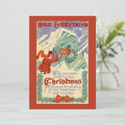 ヴィンテージおもしろいは全てフラットクリスマス シーズンカード