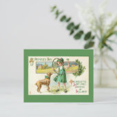 ヴィンテージおもしろいアイルランド聖パトリックの日 シーズンポストカード (スタンド正面)