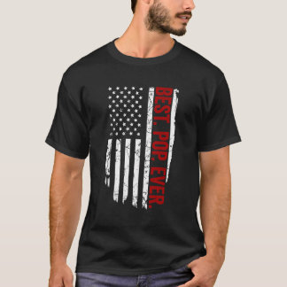 ヴィンテージおもしろいアメリカ国旗のア最高のパレポップ・アートのル Tシャツ
