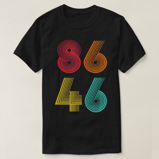 ヴィンテージおもしろいインピーチ8646アンチデザイン男の女性 Tシャツ (デザイン正面)