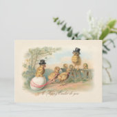 ヴィンテージおもしろいイースターチックス帽子 シーズンカード (スタンド正面)