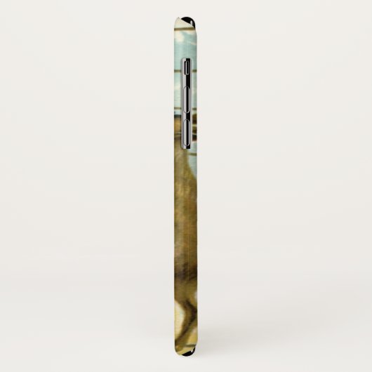 ヴィンテージおもしろいイースター、バニー・ラビットフォトグラファー Case-Mate iPhoneケース (裏面/左)