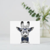ヴィンテージおもしろいキリン ポストカード (スタンド正面)