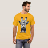 ヴィンテージおもしろいキリンTシャツ Tシャツ (正面フル)