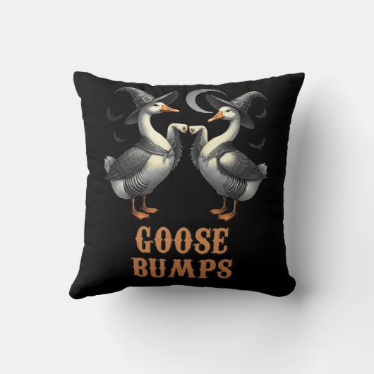 ヴィンテージおもしろいグースバンプゲーゼンハロウィーン クッション (裏面)