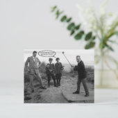 ヴィンテージおもしろいゴルフはがき ポストカード (スタンド正面)