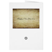 ヴィンテージおもしろいサンタの子猫 (裏面)