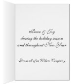 ヴィンテージおもしろいサンタの子猫 (内側 (右))