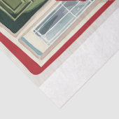 ヴィンテージおもしろいサンタクロースとクリスマスプレゼント 薄葉紙 (詳細)