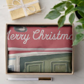 ヴィンテージおもしろいサンタクロースとクリスマスプレゼント 薄葉紙 (ギフト)