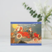 ヴィンテージおもしろいサンタクロース1910年のコピー ポストカード (スタンド正面)