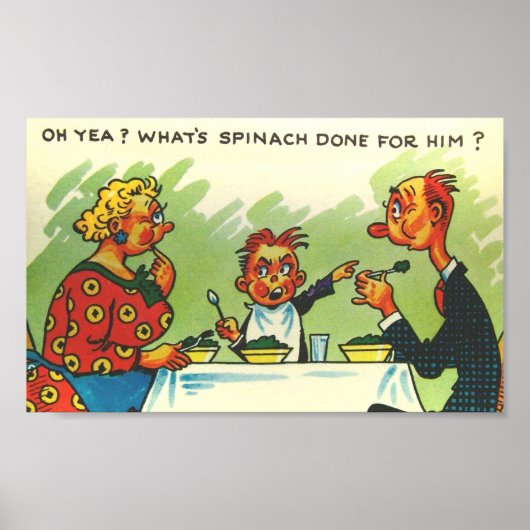 ヴィンテージおもしろいジョーク ポスター (正面)