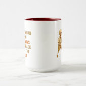 ヴィンテージおもしろいスケルトンパパミルクジョーク マグカップ (中央)