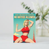 ヴィンテージおもしろいスタイルソ連USSRジム筋肉ユーモア ポストカード (スタンド正面)