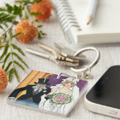 ヴィンテージおもしろいズ、5月12月ロマンス キーホルダー (正面右)