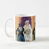 ヴィンテージおもしろいズ、5月12月ロマンス コーヒーマグカップ (左)