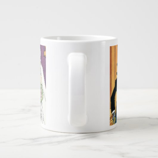 ヴィンテージおもしろいズ、5月12月ロマンス ジャンボコーヒーマグカップ (裏面)