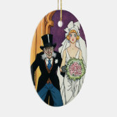 ヴィンテージおもしろいズ、5月12月ロマンス セラミックオーナメント (右)