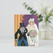 ヴィンテージおもしろいズ、5月12月ロマンス ポストカード (スタンド正面)